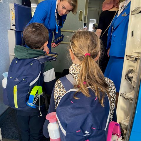 Kids vliegen met KLM